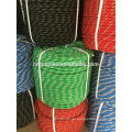 Farbiges geflochtenes Polyester-Seil mit Stahlkern